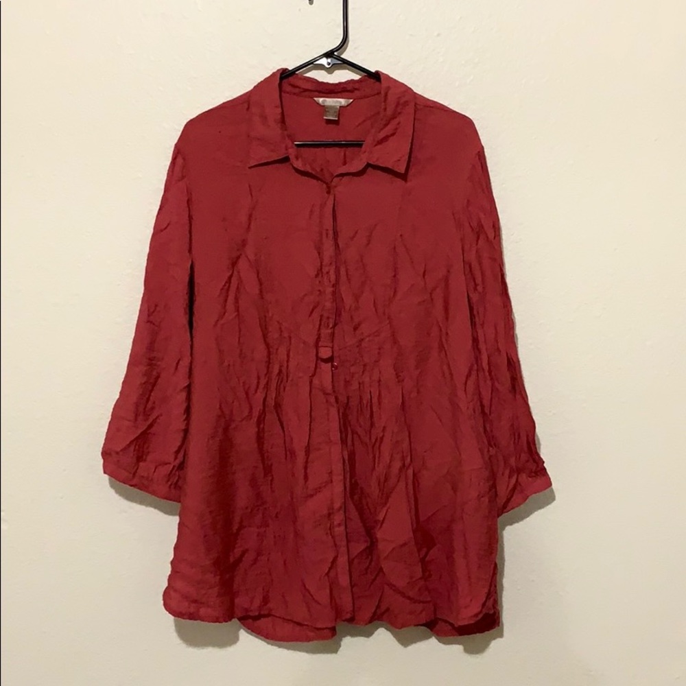 Magenta blouse